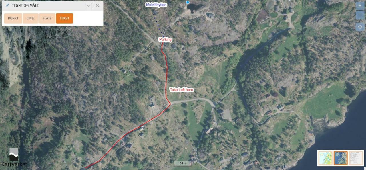 Molvik Hytten Villa Ostereidet Luaran gambar